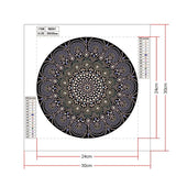 Crystal Rhinestone Diamond Painting Kit - Mandala - Hibah-Diamond painting art studio