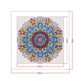 Crystal Rhinestone Diamond Painting Kit | Mandala - Hibah-Diamond?painting art studio