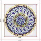 Crystal Rhinestone Diamond Painting Kit - Mandala - Hibah-Diamond painting art studio