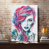 Crystal Rhinestone Diamond Painting Kit - Modern Redhead Beauty