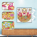 Crystal Rhinestone Diamond Painting Kit - Mother bird and children - Hibah-Diamond?painting art studio