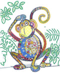 Crystal Rhinestone Diamond Painting Kit - Naughty monkey