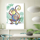 Crystal Rhinestone Diamond Painting Kit - Naughty monkey - Hibah-Diamond?painting art studio