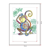 Crystal Rhinestone Diamond Painting Kit - Naughty monkey - Hibah-Diamond?painting art studio