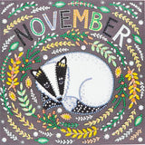 Crystal Rhinestone Diamond Painting Kit - November European badger