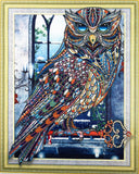 Crystal Rhinestone Diamond Painting Kit - Owl (18.5x22.5inch)