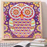 Crystal Rhinestone Diamond Painting Kit -Owl - Hibah-Diamond?painting art studio