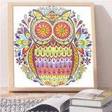 Crystal Rhinestone Diamond Painting Kit - Owl - Hibah-Diamond?painting art studio