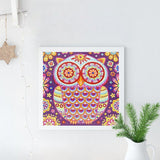 Crystal Rhinestone Diamond Painting Kit -Owl - Hibah-Diamond?painting art studio