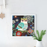 Crystal Rhinestone Diamond Painting Kit - Owl - Hibah-Diamond?painting art studio