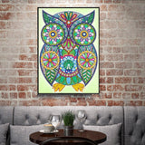 Crystal Rhinestone Diamond Painting Kit - Owl - Hibah-Diamond?painting art studio