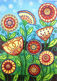 Crystal Rhinestone Diamond Painting Kit - Plant Lotus Root