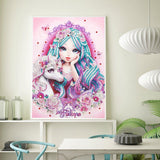 Crystal Rhinestone Diamond Painting Kit | Pretty girl and unicorn - Hibah-Diamond?painting art studio