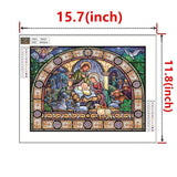 Crystal Rhinestone Diamond Painting Kit | Religious Family - Hibah-Diamond painting art studio