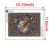 Crystal Rhinestone Diamond Painting Kit | Religious Family - Hibah-Diamond painting art studio