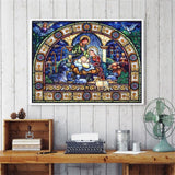 Crystal Rhinestone Diamond Painting Kit | Religious Family - Hibah-Diamond painting art studio