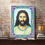 Crystal Rhinestone Diamond Painting Kit | Religious Figure Jesus - Hibah-Diamond painting art studio