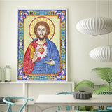 Crystal Rhinestone Diamond Painting Kit | Religious Figure Jesus - Hibah-Diamond painting art studio