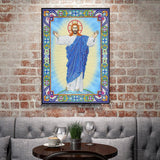 Crystal Rhinestone Diamond Painting Kit | Religious Figure Jesus - Hibah-Diamond painting art studio