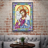Crystal Rhinestone Diamond Painting Kit | Religious Figure Jesus - Hibah-Diamond painting art studio