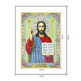 Crystal Rhinestone Diamond Painting Kit | Religious Figure Jesus - Hibah-Diamond painting art studio