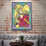 Crystal Rhinestone diamond painting kit | religious figures Virgin and Jesus - Hibah-Diamond painting art studio