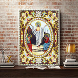 Crystal Rhinestone Diamond Painting Kit - Religious Leaders - Hibah-Diamond painting art studio