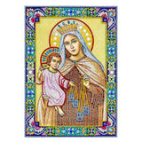 Crystal Rhinestone Diamond Painting Kit- Religious Madonna and Jesus - Hibah-Diamond?painting art studio