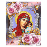 Crystal Rhinestone Diamond Painting Kit - Religious Mary and Jesus - Hibah-Diamond?painting art studio