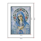 Crystal Rhinestone Diamond Painting Kit - Religious Mary - Hibah-Diamond?painting art studio