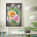 Crystal Rhinestone Diamond Painting Kit - Rose flower - Hibah-Diamond?painting art studio