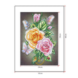 Crystal Rhinestone Diamond Painting Kit - Rose flower - Hibah-Diamond?painting art studio