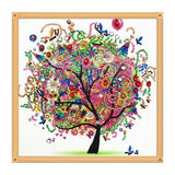 Crystal Rhinestone Diamond Painting Kit - Season Tree