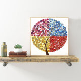 Crystal Rhinestone Diamond Painting Kit | Season Tree - Hibah-Diamond?painting art studio