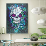 Crystal Rhinestone Diamond Painting Kit - Skull and Crossbones