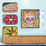 Crystal Rhinestone Diamond Painting Kit | Skull - Hibah-Diamond?painting art studio
