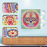 Crystal Rhinestone Diamond Painting Kit | Skull - Hibah-Diamond?painting art studio