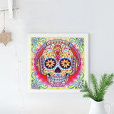 Crystal Rhinestone Diamond Painting Kit | Skull - Hibah-Diamond?painting art studio