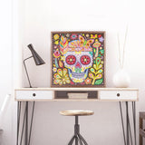 Crystal Rhinestone Diamond Painting Kit | Skull - Hibah-Diamond?painting art studio