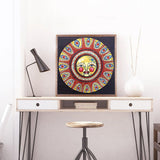 Crystal Rhinestone Diamond Painting Kit | Sun Smiley - Hibah-Diamond painting art studio