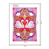 Crystal Rhinestone Diamond Painting Kit | Swans - Hibah-Diamond?painting art studio