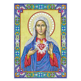 Crystal Rhinestone Diamond Painting Kit | The Virgin of Religious Figures - Hibah-Diamond painting art studio