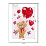 Crystal Rhinestone Diamond Painting Kit | Winnie the Pooh holding a balloon - Hibah-Diamond?painting art studio