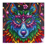 Crystal Rhinestone Diamond Painting Kit | Wolf head - Hibah-Diamond?painting art studio