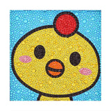 Crystal Rhinestone Full Diamond Painting - Cartoon chicken