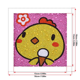 Crystal Rhinestone Full Diamond Painting - Cartoon chicken - Hibah-Diamond?painting art studio