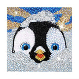 Crystal Rhinestone Full Diamond Painting - Cartoon cute penguin - Hibah-Diamond?painting art studio