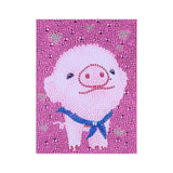 Crystal Rhinestone Full Diamond Painting - Cartoon pig