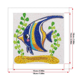 Crystal Rhinestone Full Diamond Painting-Clownfish - Hibah-Diamond?painting art studio