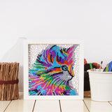 Crystal Rhinestone Full Diamond Painting - Cute cat - Hibah-Diamond?painting art studio